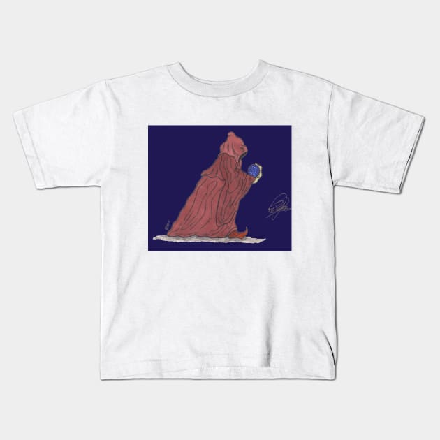 Dark Wizard Kids T-Shirt by BeritValk